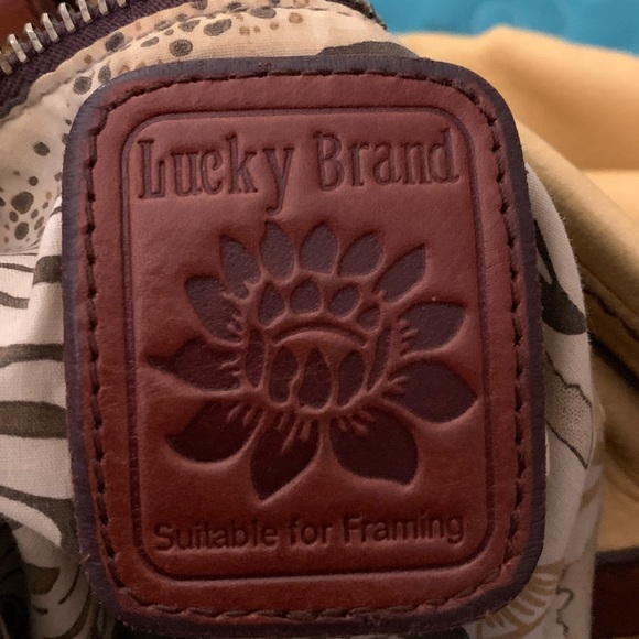 Lucky Brand -Genuine Leather Yellow Bag - Picture 12 of 14